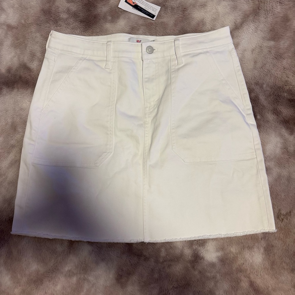 NWT Vineyard Vines Cream White Pencil Mini Skirt Size 10
(1009)